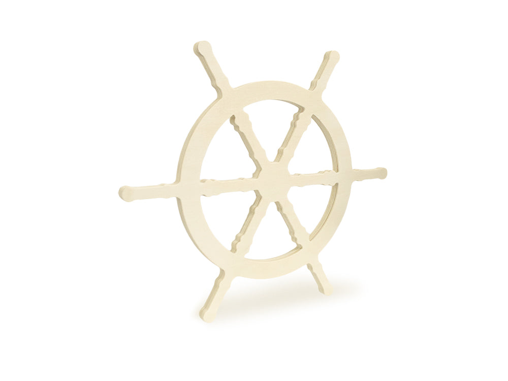 Wood Craft: 12.2" DIY Nautical Wheel 1.2cm(T)