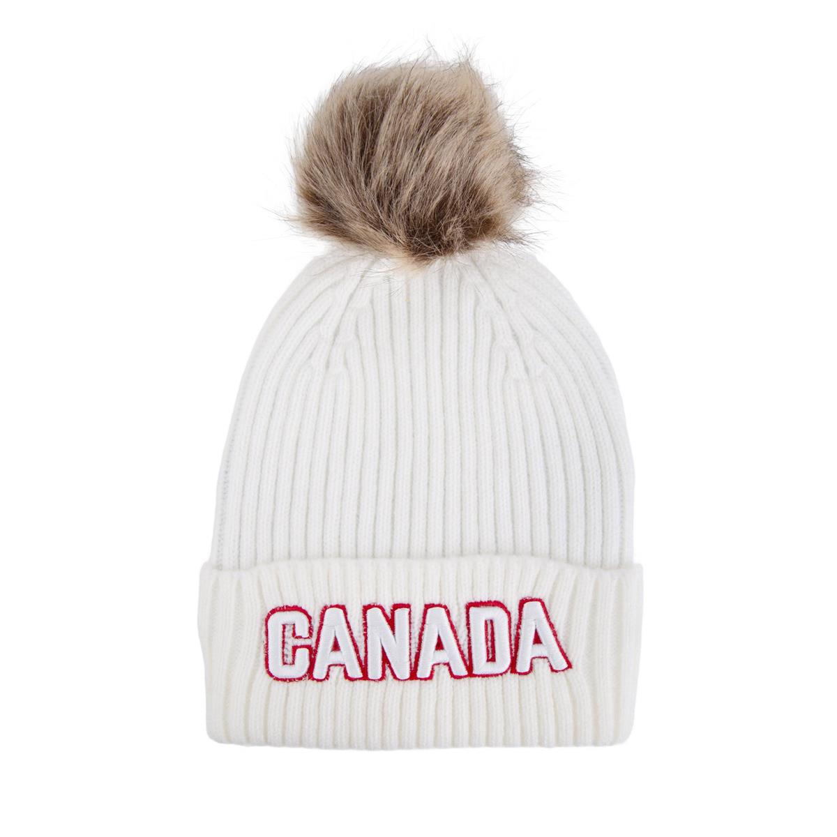 Nordic T. Canada Beanie w Embroid., Ladies, single layer, 3 asst, ht