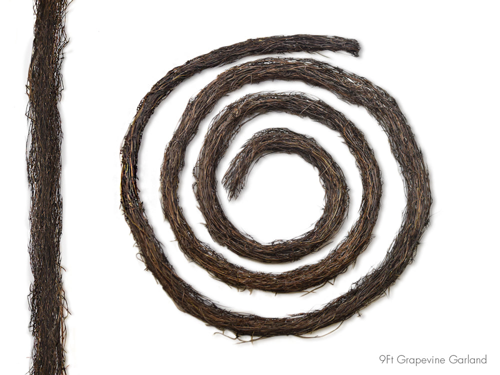 Craft Decor: 9ft Grapevine Garland 3/4in(T)