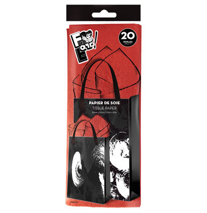 TISSUE PAPER-50X50CM-20 SHEETS-RED