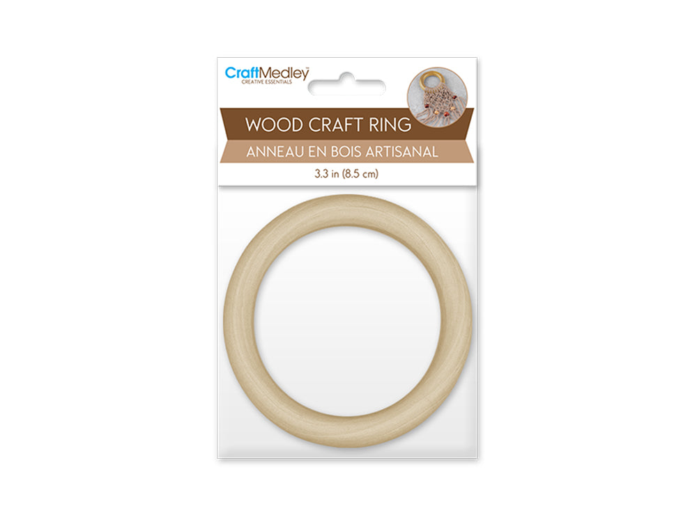 Craftwood: 85mm Craft Ring Natural