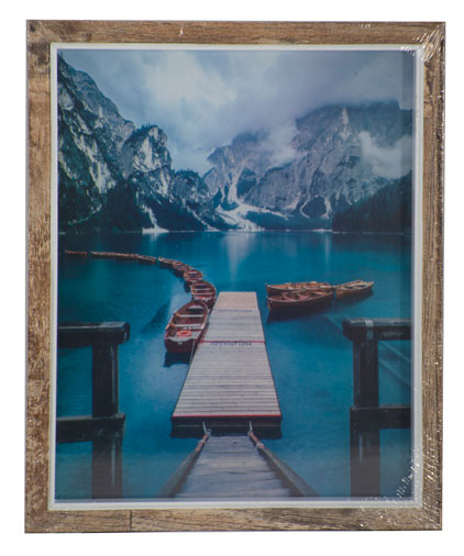 RUSTIC WOOD PHOTO FRAME-8X10"