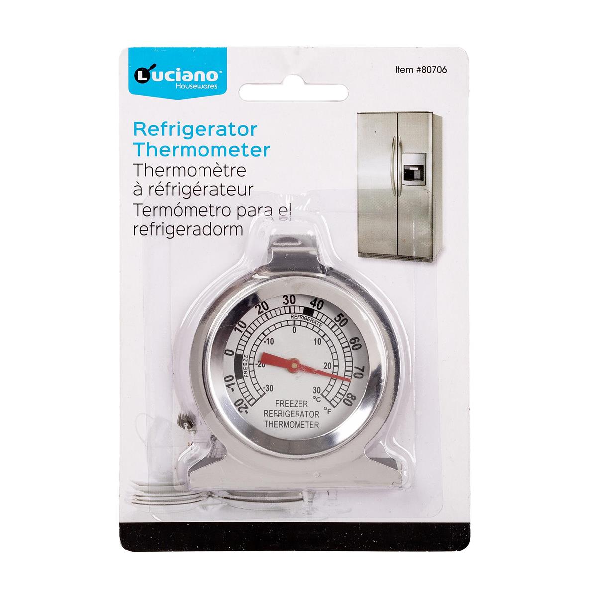 Luciano Refrigerator Thermometer, b/c
