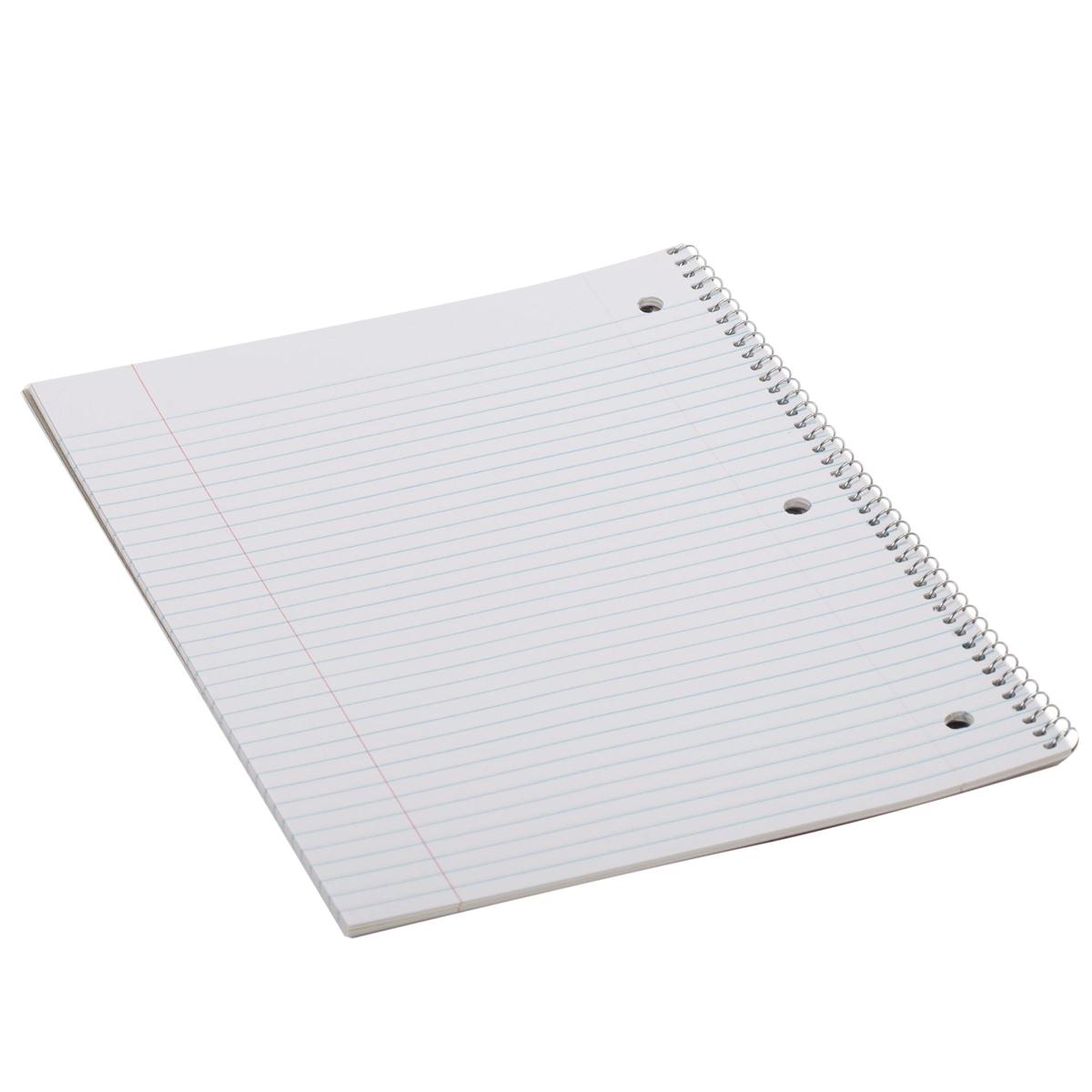 O.WKs. 108-page 3-subject Coil Book 8x10.5"