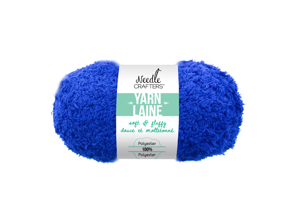 Needlecrafters: 50g Soft'n'Fluffy Yarn V) Royal Blue