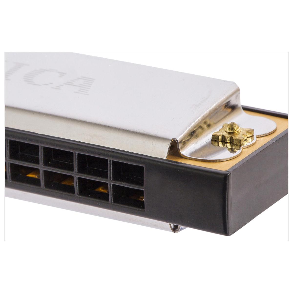 5" Harmonica w/Case, 2 col., b/c,(CS)