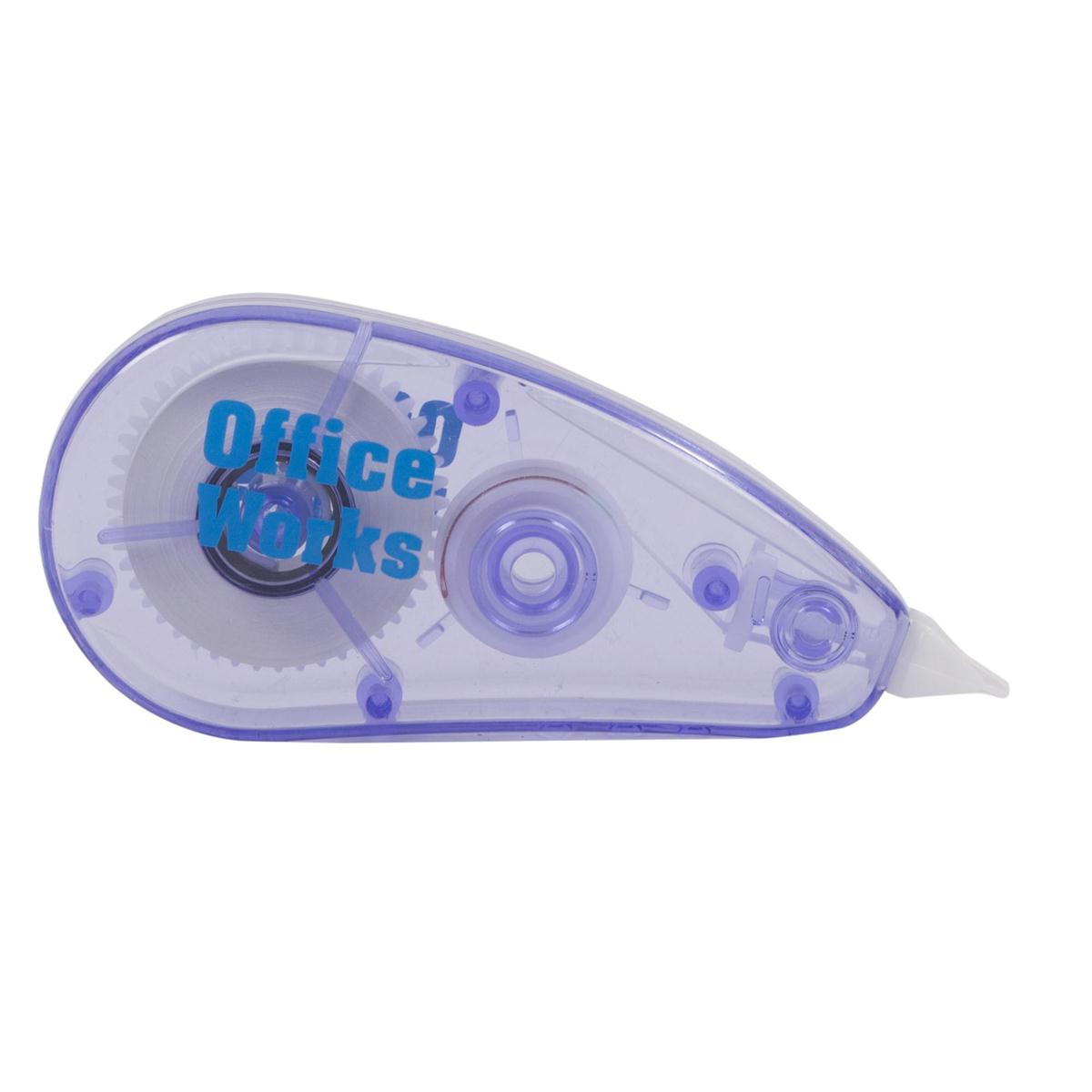 O.WKs. Correction Tape, 2 Colours, 8m(L) x 5mm(W), b/c