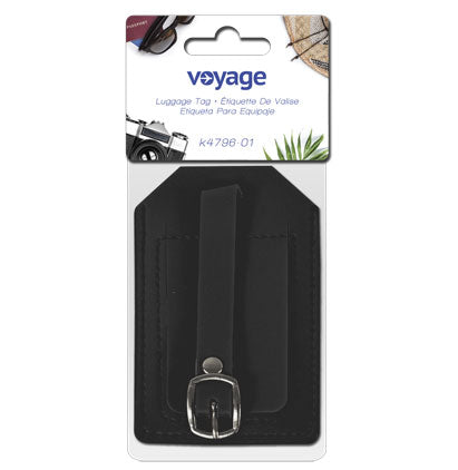 LUGGAGE TAG - BLACK