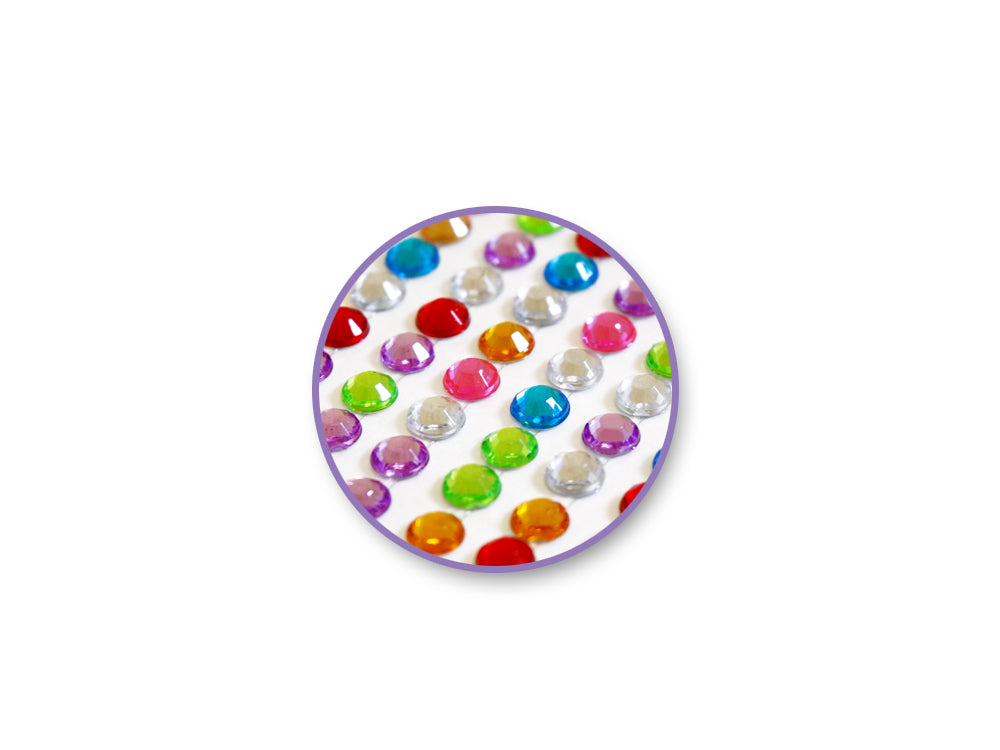 Paper Craft Sticker: 4mm Gem Lines 1029pc Value-Pack C) Multicolor