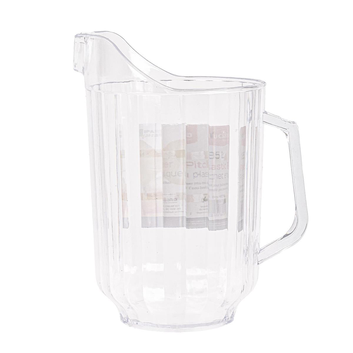 Luciano 1.85L Clr. Plastic Pitcher, label (GV97782)
