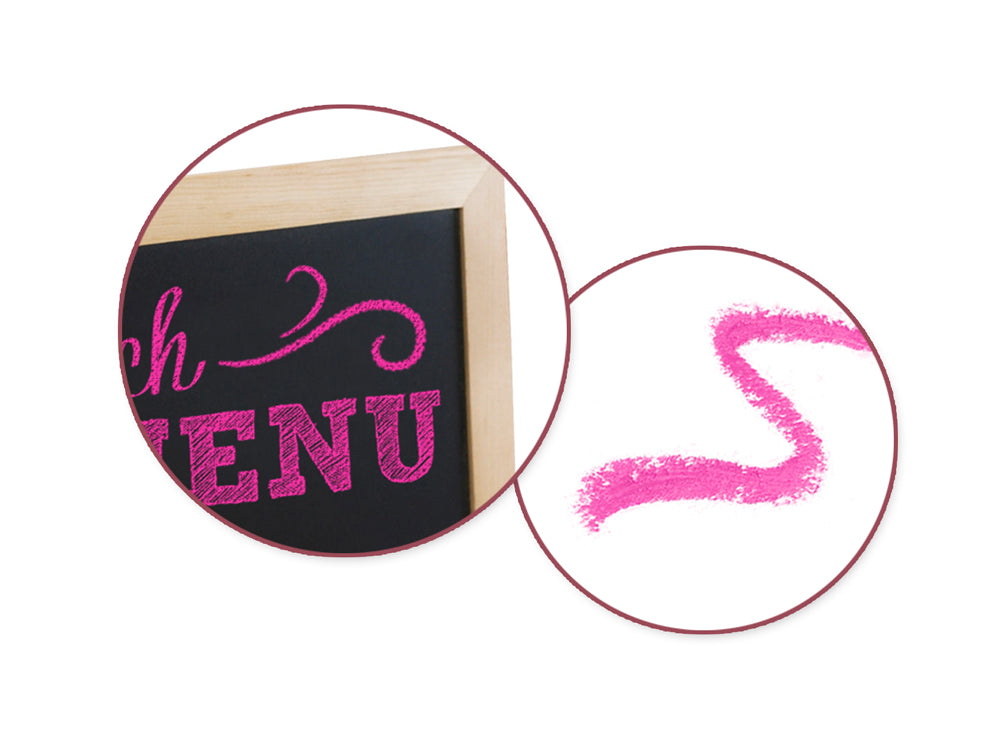 Craft Decor: Chalk Writer Blister-Carded H) Hot Pink