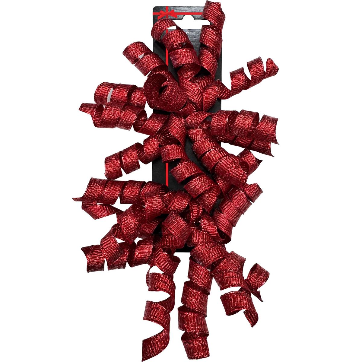 Paper T. 2pk Angle Curly Swirl, Red, card