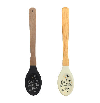 *SILICONE SERVING SPOON-CCLV -B/W