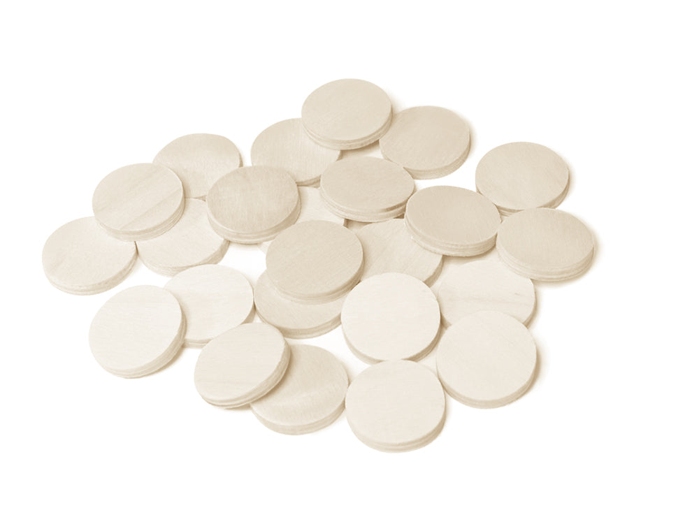 Craftwood: Wood Discs 3.8mm Thick A) 2.1cm 24pc