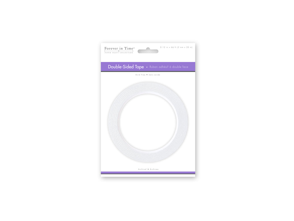 Paper Craft Tape: 3mm Double-Side Adhesive x20m Acidfree