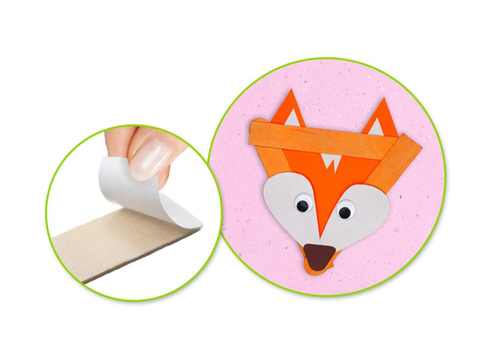 Craftwood: 5.9"x3/4" Adhesive Craft Sticks 25/pk