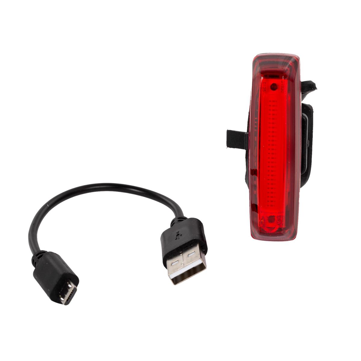 CyclePro Pwer Bright X Rechargeable USB Rear COB Light, 35LM,Window Box