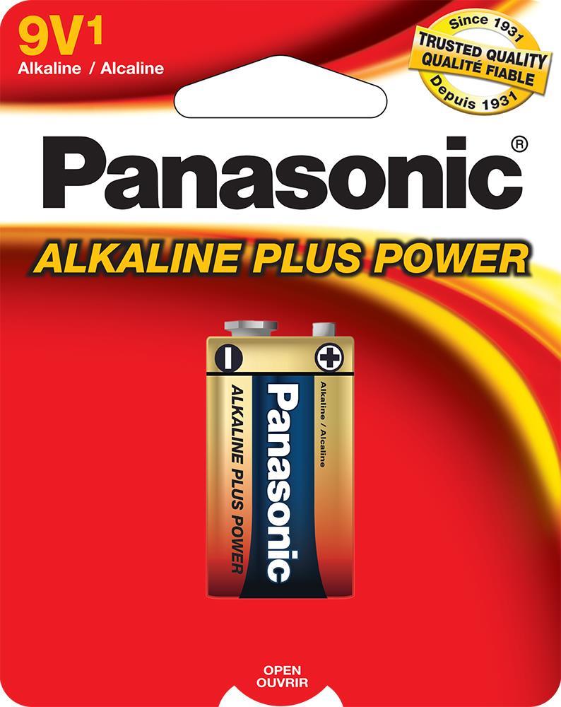 Panasonic, 9 Volt Alkaline Battery (RPL 6F22NPA1BCA)