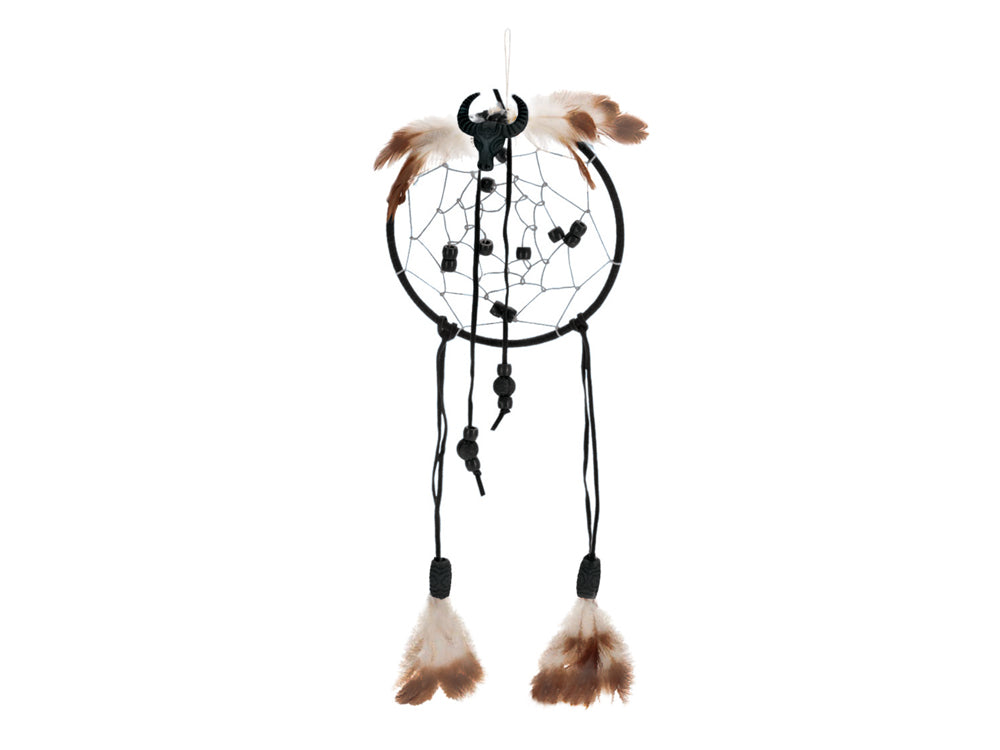 Craft Medley Kit: DIY 16.8"x4.8" Dream Catcher Kit H) Black
