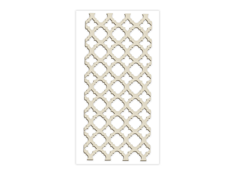 Paper Craft Emb: Laser-Cut Primed Chipboard Accents B) Moroccan