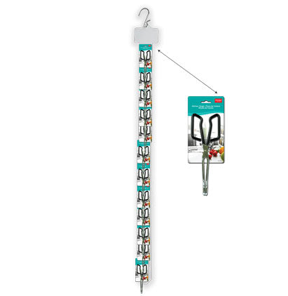 KITCHEN TONGS - DELUXE CLIP-STRIP 12/UNITS