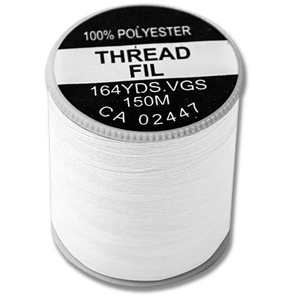 POLYESTER THREAD 150M WHITE