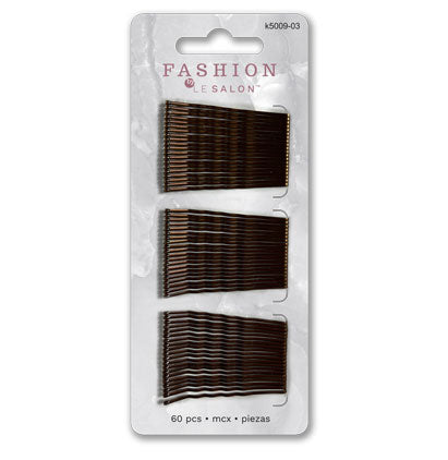BOBBY PINS 5-CM - COPPER - 60 PCS 7*16cm