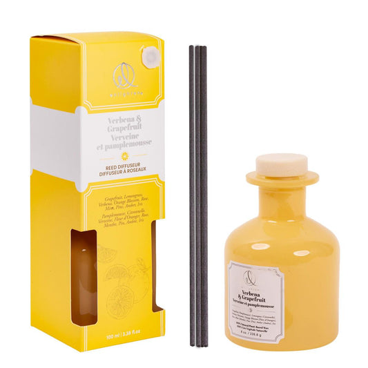 Enlighten 100ml Reed Diffuser, Verbena + Grapefruit, Gift Boxed