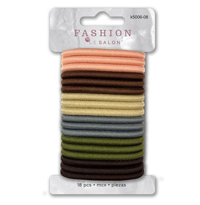 HAIR ELASTIC - 18 PCS 8*14CM