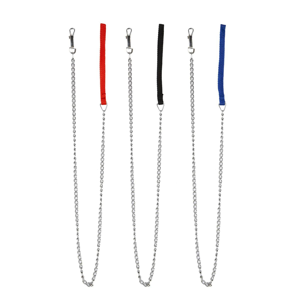 PAWS.48" Dog Chain Leash, w/Nylon Handle, 3 col.