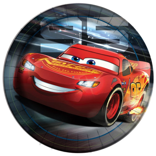 Disney Cars 3 Movie Round 9" Dinner Plates  8ct