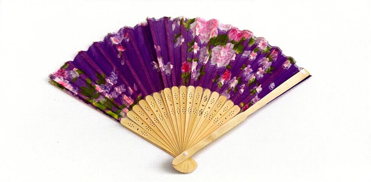 8.5" Chinese Fan, 4 colours, pbh