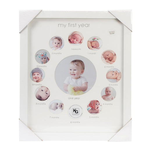 KG Baby's 1st Year Frame - Round 13 OPENING, ROUND(AZ)