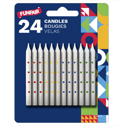 24 CANDLES - POLKA DOT