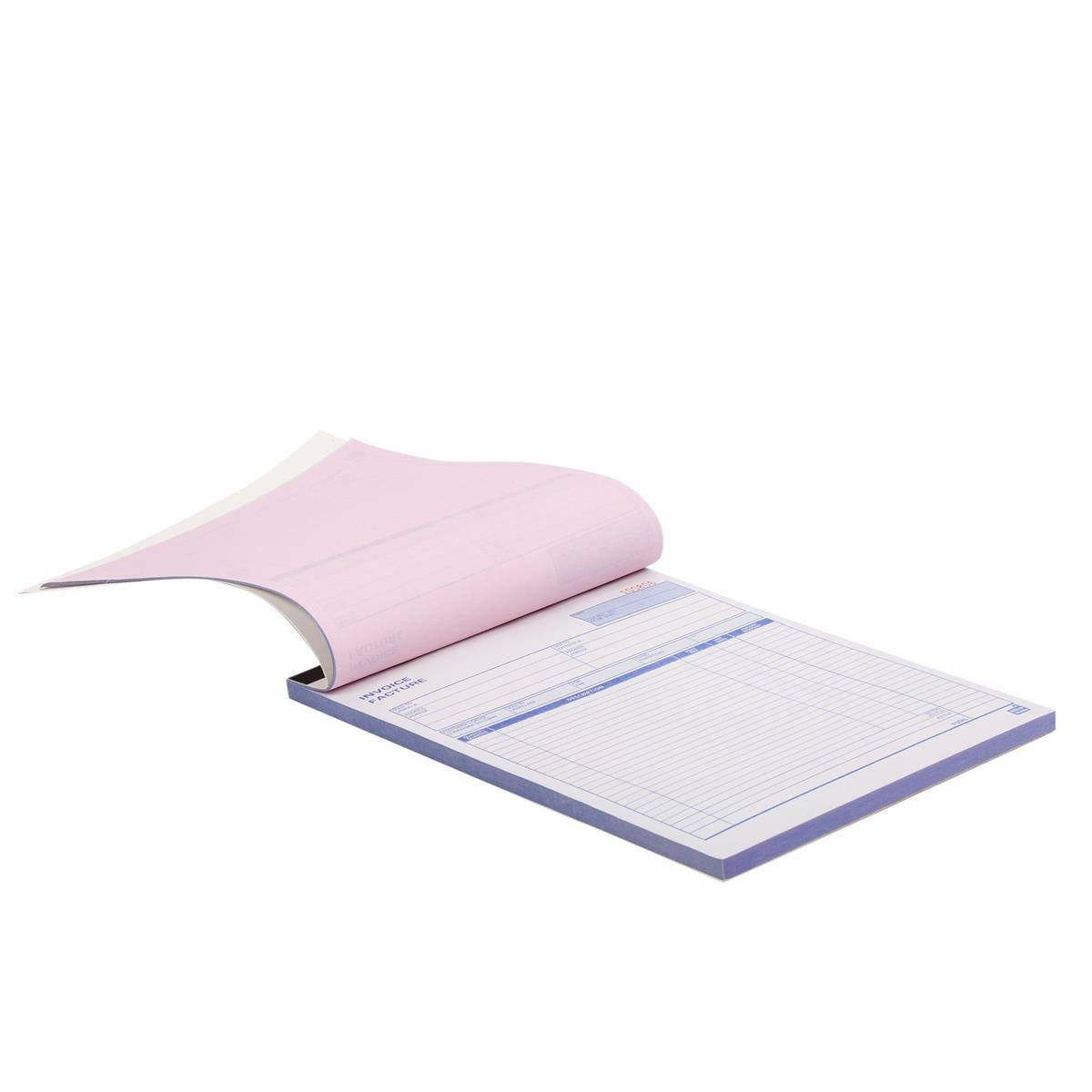 O.WKs. 50 Triplicates Invoice Book, 8.5" x 11" Carbonless