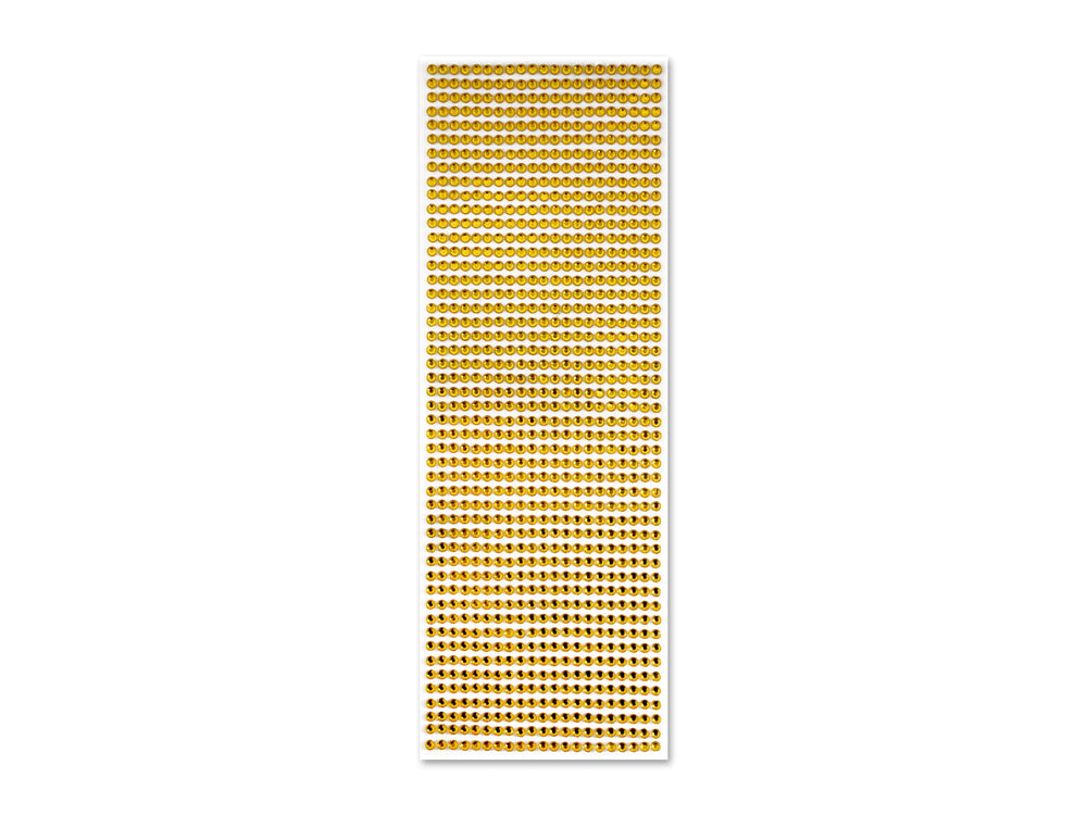 Paper Craft Sticker: 4mm Gem Lines 1029pc Value-Pack A) Gold