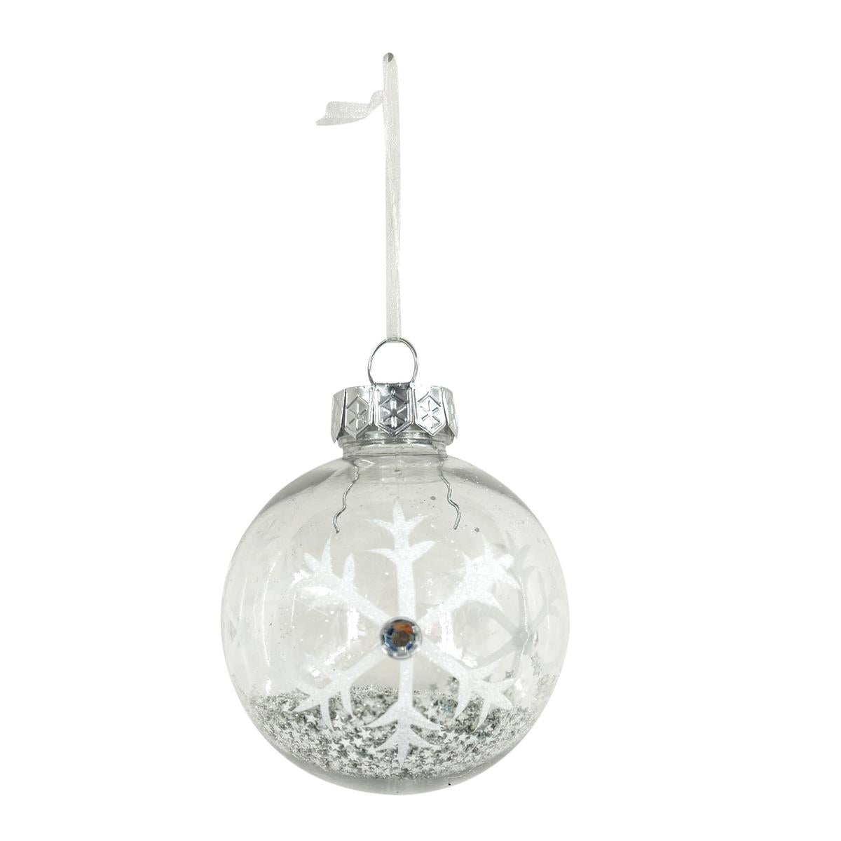 Deco N. Xmas Ornament, 3.15", cht