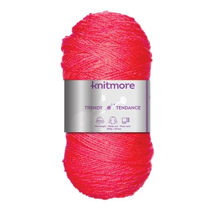 TRENDY KNITTING YARN-PINK 300G/519yrds