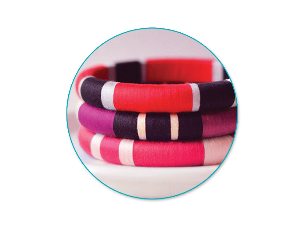 Needlecrafters: 8m Cotton Embroidery Floss 8 Hanks/pkg E) Rouge Tints