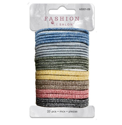 HAIR ELASTIC - 2 SIZES-23 PCS 8*14CM
