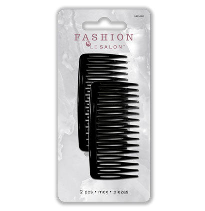 SIDE COMBS - 2PCS BLACK