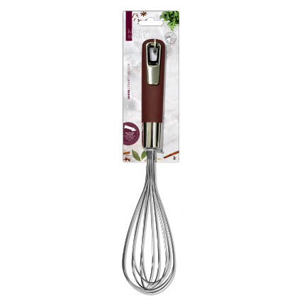 WHISK- AUBERGINE HANDLE 6X*30*6CM