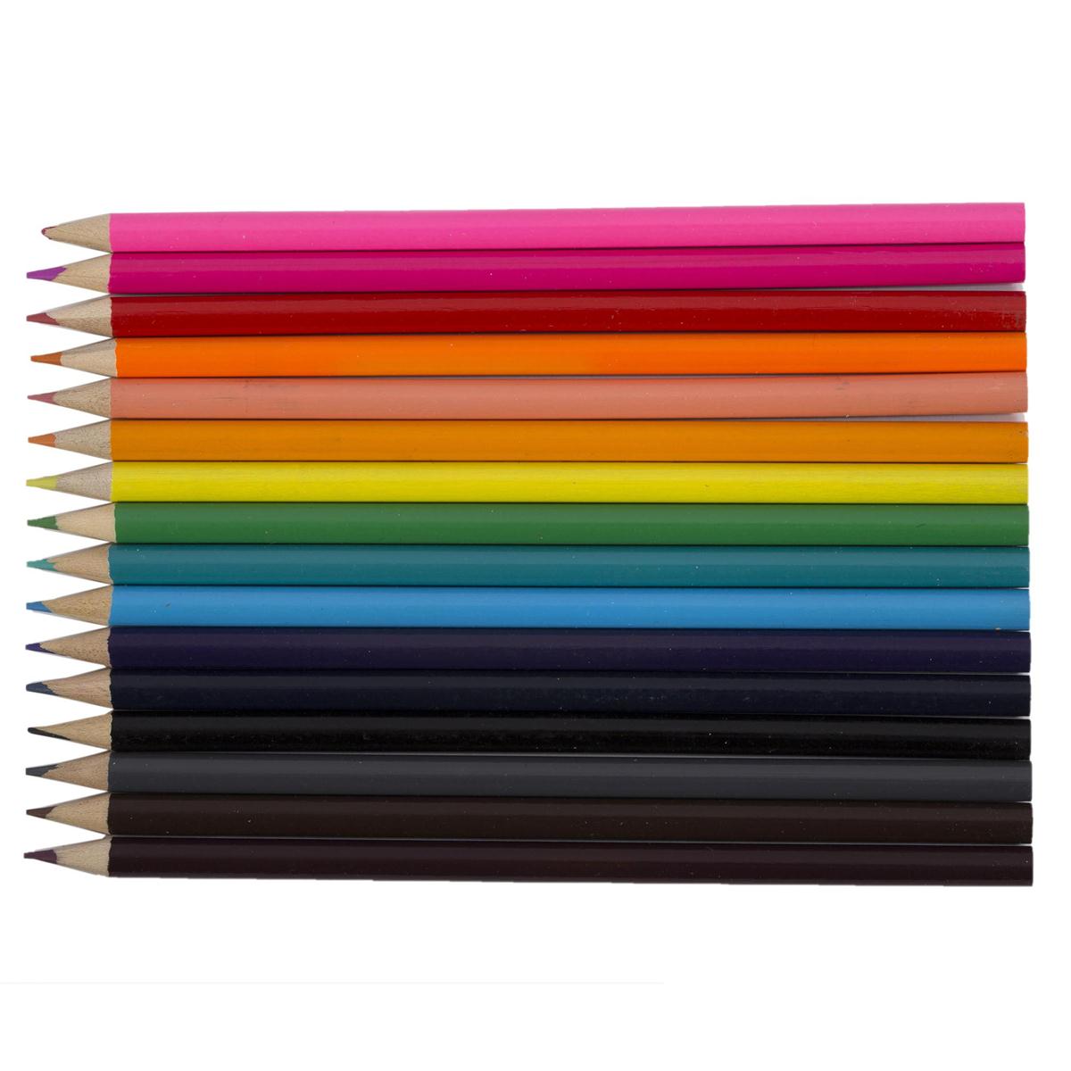 O.WKs. 16-pc Colouring Pencils, window box