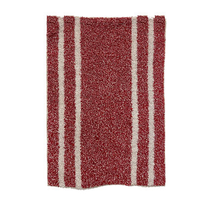 Bath Mat Cotton(shaggy)- Burgundy 20"x31.5" 50X80