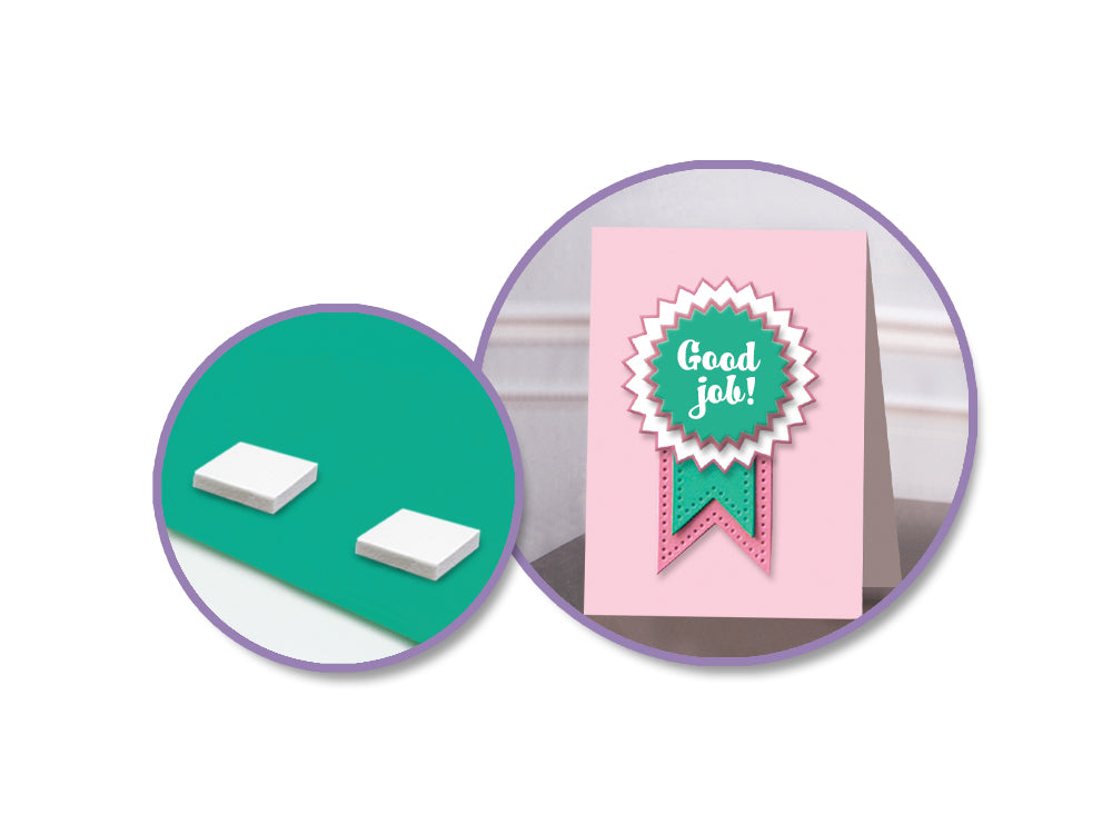 3D Pop Dots: 3/8" Square x240 Dual-Adhesive Foam Mount