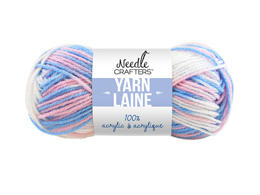 Needlecrafters: 50g Acrylic Yarn Multi-Dyed Ball A) Baby