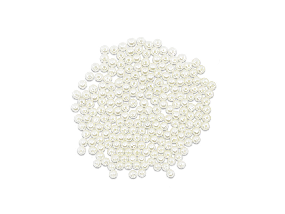Pearl Beads: Acrylic Sleek Ivory Value-Pack C) 5mm~ 265pc