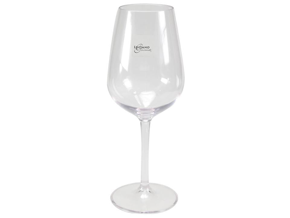 L.Gourmet Shatterproof Wine Glasses 500ml 9" tall