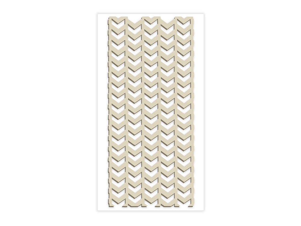 Paper Craft Embellishment: Laser-Cut Primed Chipboard Accents D) Arrow