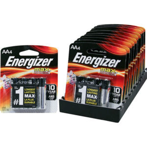 Battery Energizer Max AA 4Pk